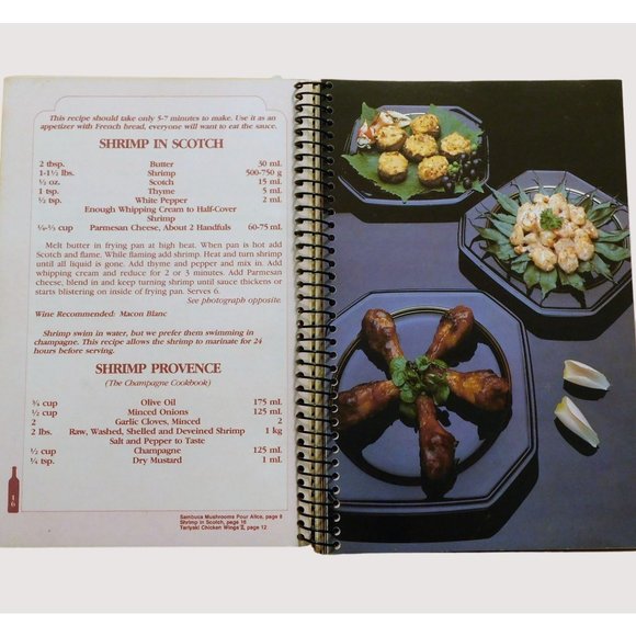 The Spirit of Cooking by Paul Warwick Wine Educator 1985 PB Spiral Cookbook - Picture 5 of 7